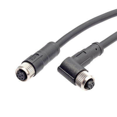 IP67 내수 케이블 M8 커넥터 케이블 5 핀 여성 주조 차폐 PVC 재킷은 전기 자전거 스쿠터에게 전보를 칩니다