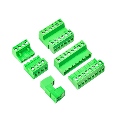 청색 PCB 단자 블록 커넥터 와이어 XK2EDGA 5.08MM 피치