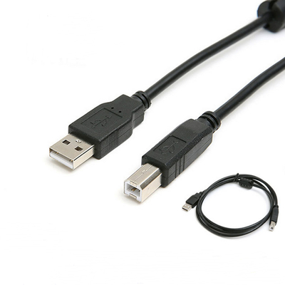 검은 고속도 USB 케이블, 여성 2.0 USB 프린터 코드에 대한 남자인 것