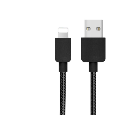 빨리 아이폰을 위해 데이터 케이블, 나일론 극소 USB 케이블 2.4A를 고발하는 OEM