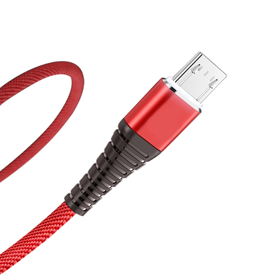Mp3 Mp4를 위한 데이터 케이블 3Ft 2.4A를 고발하는 나일론 꼰 코드 USB