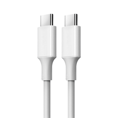 PVC 재킷 20V 3A 60W와 Ｃ 신속충전 케이블에 대한 화이트 색 USB Ｃ
