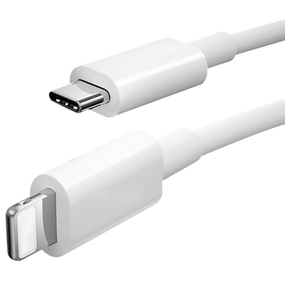 PVC 재킷으로 Ｃ 화이트 색에 데이터 케이블 Usb3.1 Usb Ｃ를 고발하는 3Ft 길이 USB