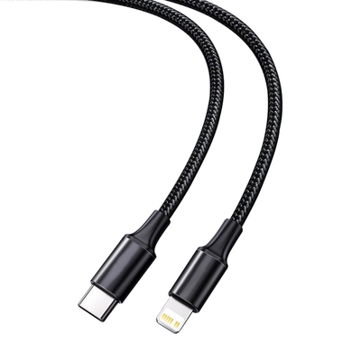 빨리 케이블을 나일론 꼰 커버 10Gbps 전송 속도로 채우는 흑색 컬러 USB