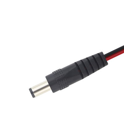 12V 24V 전원 케이블 어셈블리 DC5521 DC5525 DC35135 플러그가 끝을 엽니다