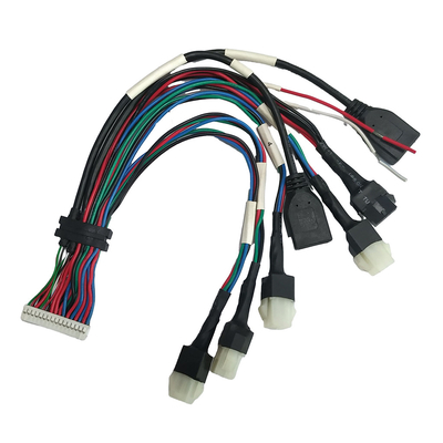 USB2.0 여성에게 케이블 조립 JST PH2.0 전선 크림프 하우징을 과다 성형하는 ATX 주택