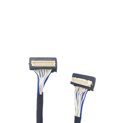 DF9 31 핀 맞춘 LVDS 케이블, 플렉스 동축 케이블 1 밀리미터 피치 접속구의 형태