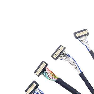 DF9 31 핀 맞춘 LVDS 케이블, 플렉스 동축 케이블 1 밀리미터 피치 접속구의 형태