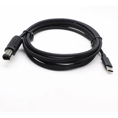 핀 수 6명 남자인 2m 꼰 게임큐브 컨트롤러 케이블 유형 Ｃ USB 2.0