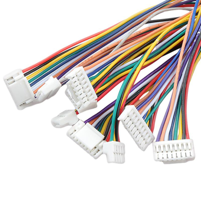 JST GH 주름 철사 마구와 케이블 어셈블리 연결관 1.25mm 피치 2pin에서 15pin