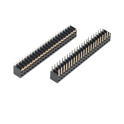 직각 직각 PCB 여성 커넥터 0.5A ~ 3A 구멍을 통해 2.54mm 2.0mm Pitch