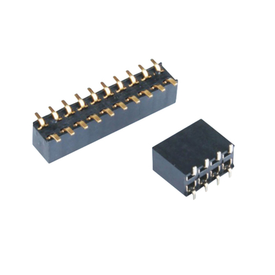 2P-40P 단일 이중 행 PCB 커넥터 SMT 암 헤더 2.54mm 피치