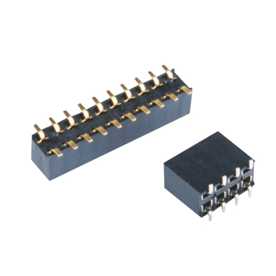 2P-40P 단일 이중 행 PCB 커넥터 SMT 암 헤더 2.54mm 피치