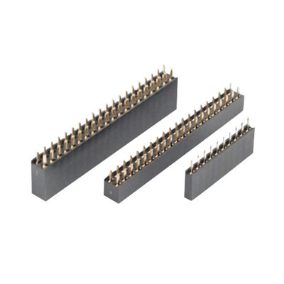 1.27mm Pitch SMT 핀 헤더 PCB 커넥터 듀얼 라이 4P ~ 60P THT