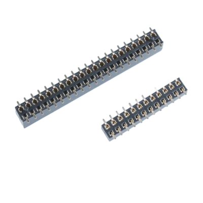 1.27mm Pitch SMT 핀 헤더 PCB 커넥터 듀얼 라이 4P ~ 60P THT