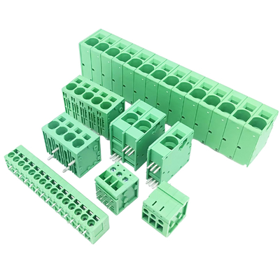 플러그 할 수 있는 스크루 터미널 블록 3.5mm/3.81mm/5.0mm/5.08mm/7.5mm/7.62mm 피치 바리저 터미널 블록