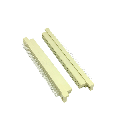 Din41612 2.54mm Pitch DIN 커넥터 48 핀 여성 3 줄 소켓 유형 C 구멍을 통해 수직 트레이 포장