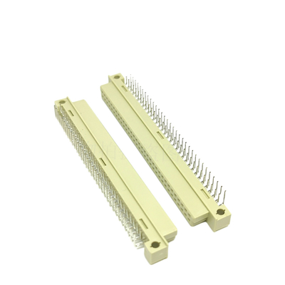 Din41612 2.54mm Pitch DIN 커넥터 48 핀 여성 3 줄 소켓 유형 C 구멍을 통해 수직 트레이 포장
