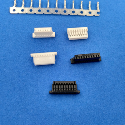 1.0mm Pitch PA66 재질 JST SH 커넥터 크림 하우징에 대한 보드 커넥터에 와이어
