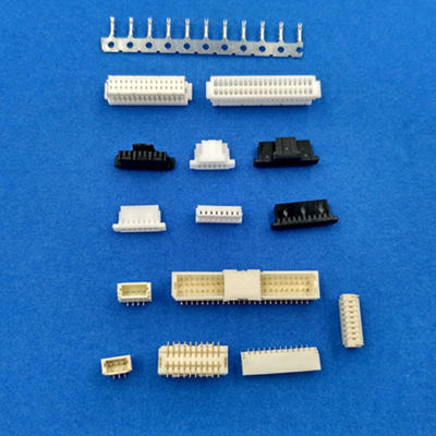 1.0mm Pitch PA66 재질 JST SH 커넥터 크림 하우징에 대한 보드 커넥터에 와이어