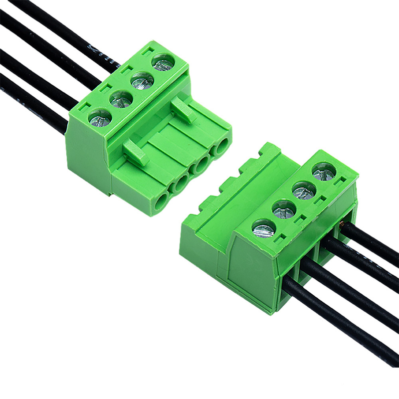 청색 PCB 단자 블록 커넥터 와이어 XK2EDGA 5.08MM 피치