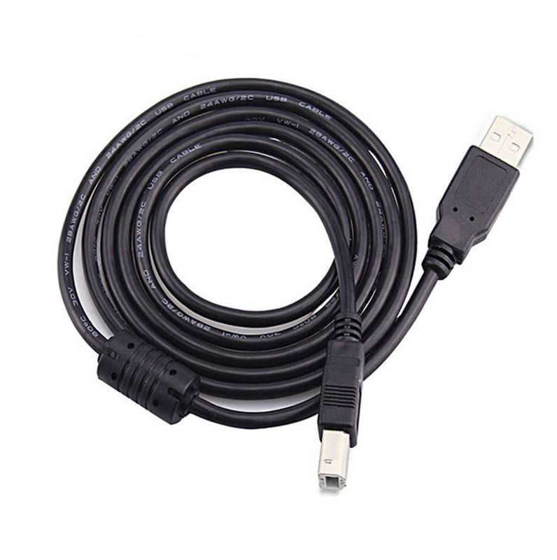 검은 고속도 USB 케이블, 여성 2.0 USB 프린터 코드에 대한 남자인 것