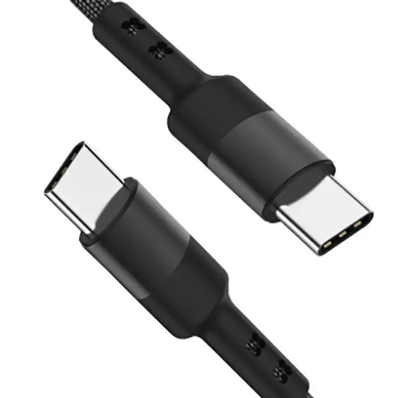 3Ft 개의 노트북을 위한 길이 나일론 꼰 USB Ｃ 케이블 흑색 컬러 타블렛