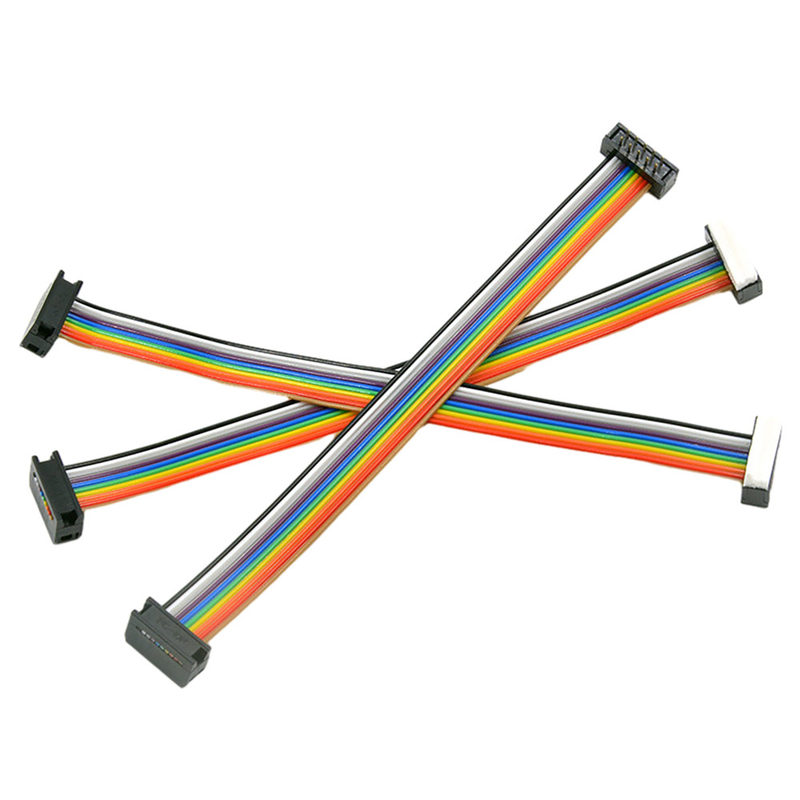 산업 자동화를 위한 다중-컬러 1.27 Mm 피치 리본 케이블 집회