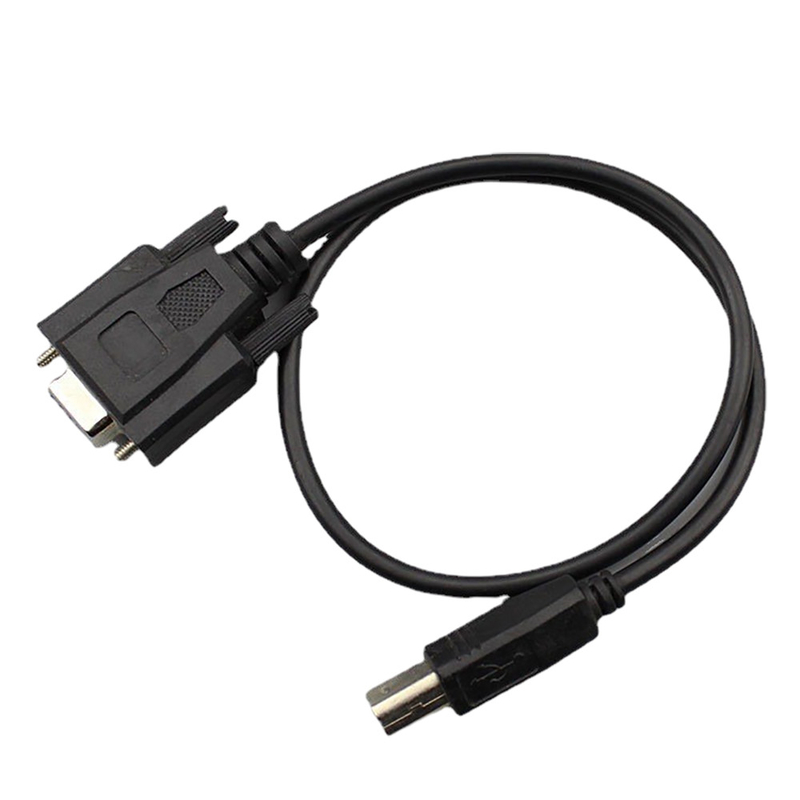 USB 2.0 비 숫 형에 여성인 케이블 조립 DB9를 과다 성형하는 맞춘 RS232