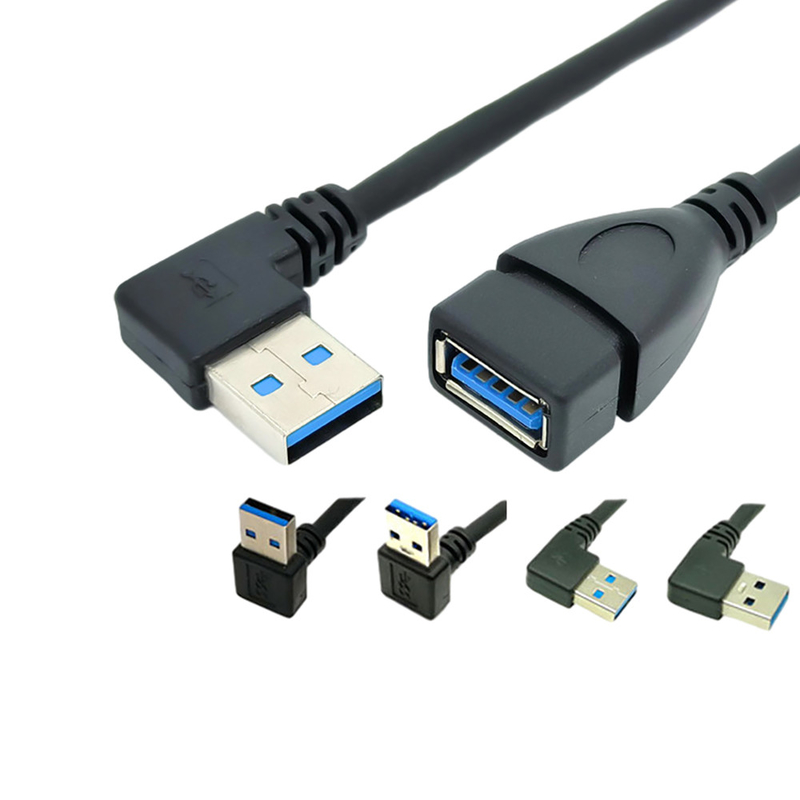 USB와 데이터 케이블에게 암 부품에 대한 수컷들을 3.0명 청구하는 90 도 직각 USB