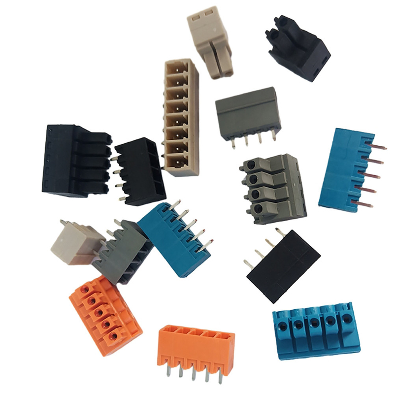 다채로운 플러그 PCB 터미널 블록 3.5mm/3.81mm/5.0mm/5.08mm/7.5mm/7.62mm 피치