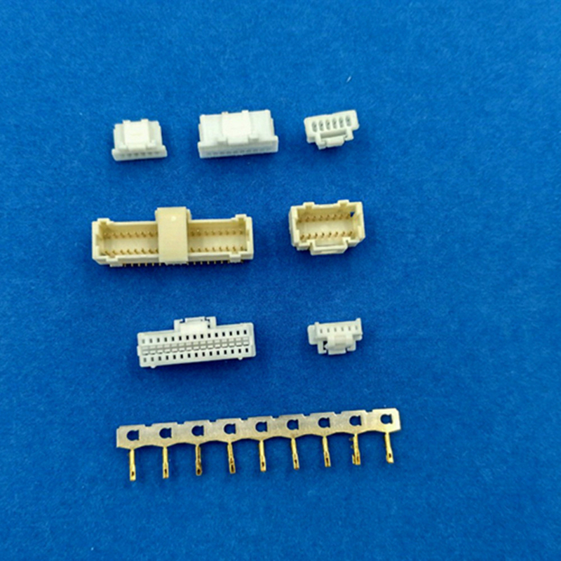 1.0mm 피치 와이어 보드 커넥터 하우징 MOLEX 501189에 대 한 대 한 구리 접촉 PA66